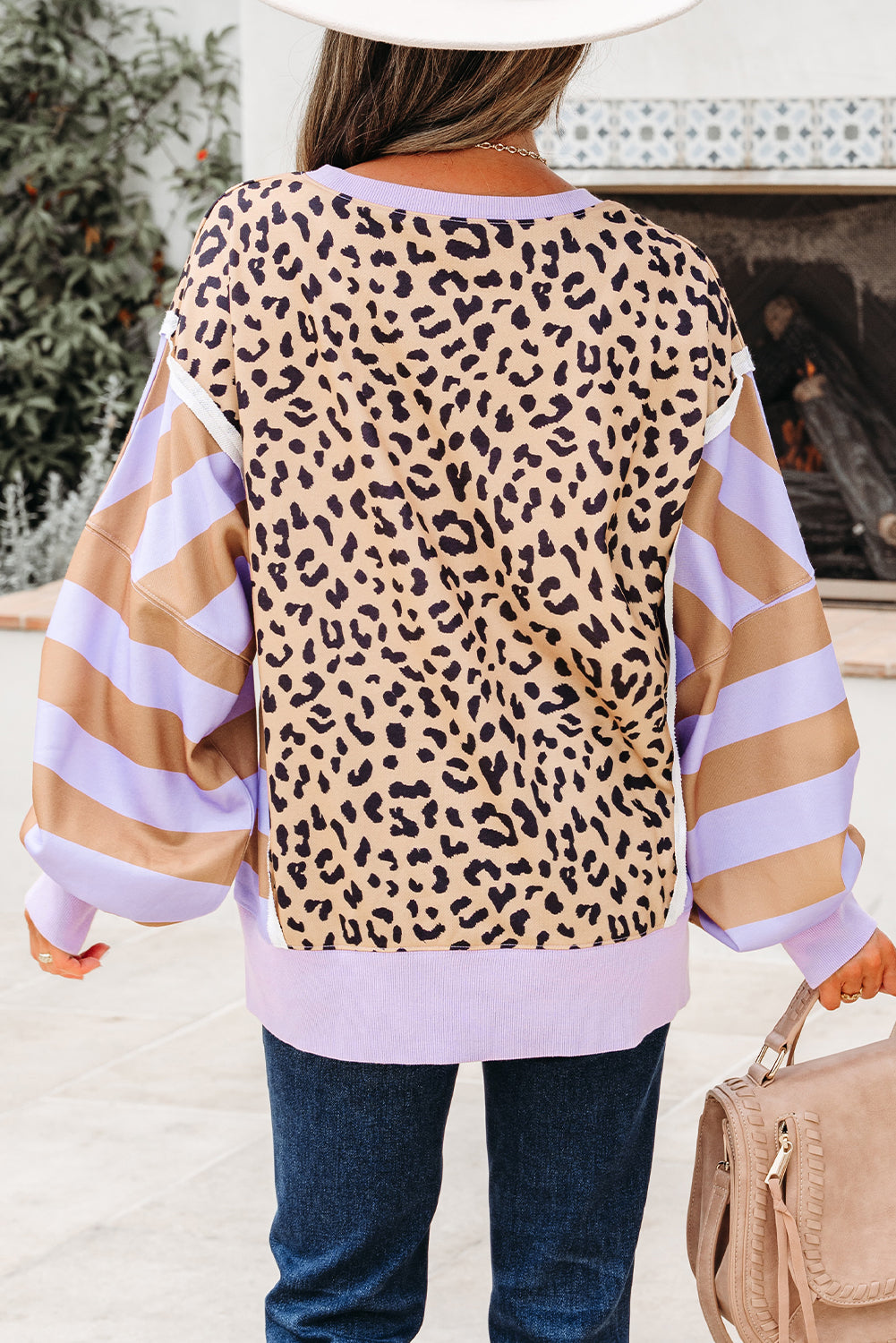 Leopard Casual Sweatshirt