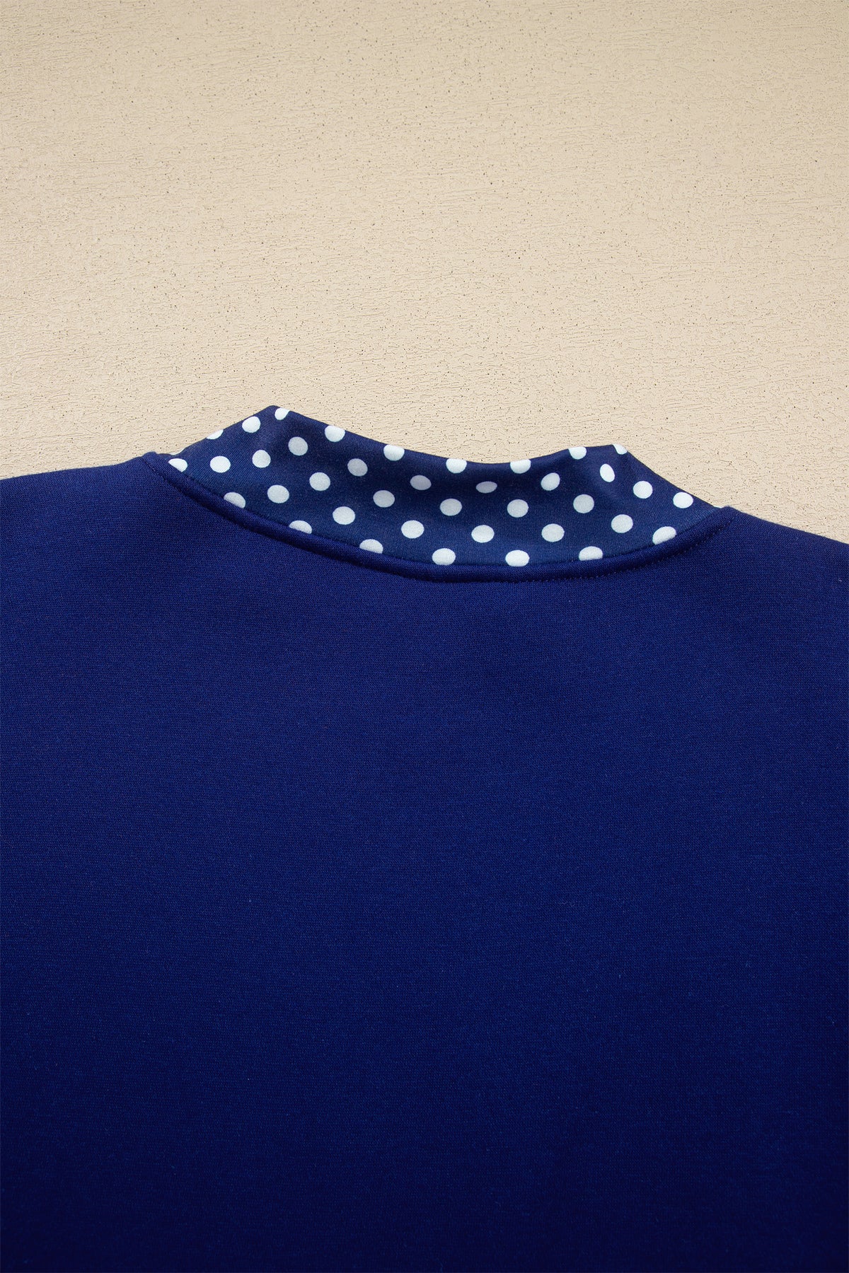 Polka Dot Oversized Sweatshirt
