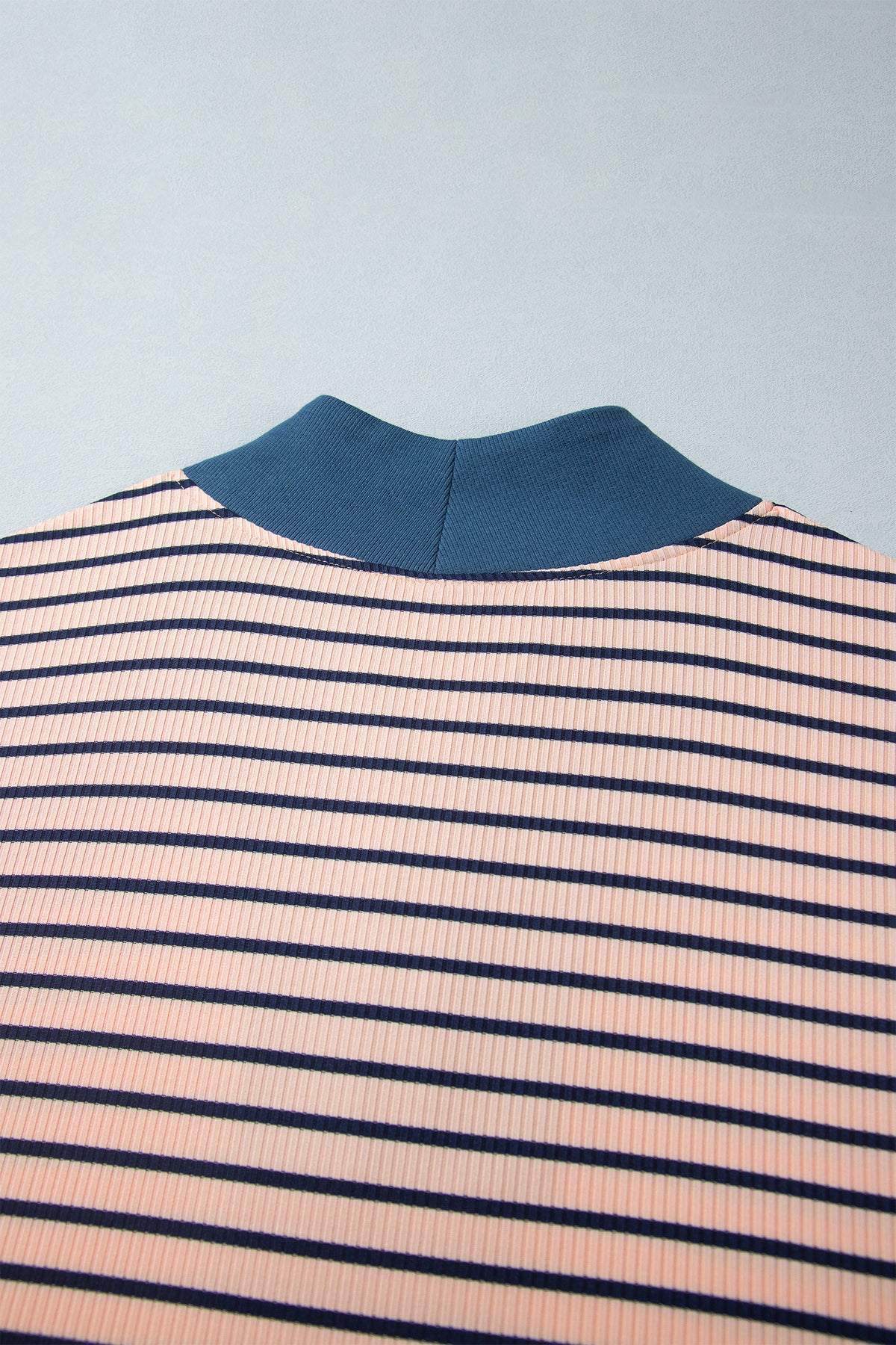 Striped Long Sleeve Plus Size Set