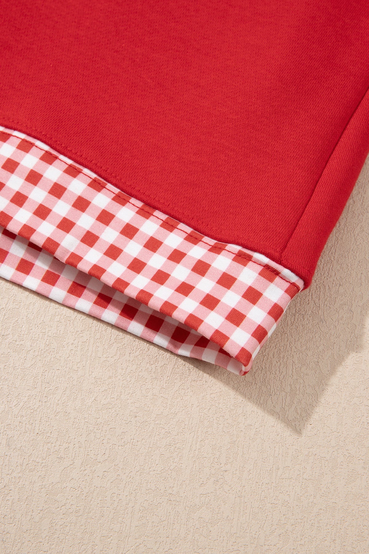Gingham Pullover w/ Short Set