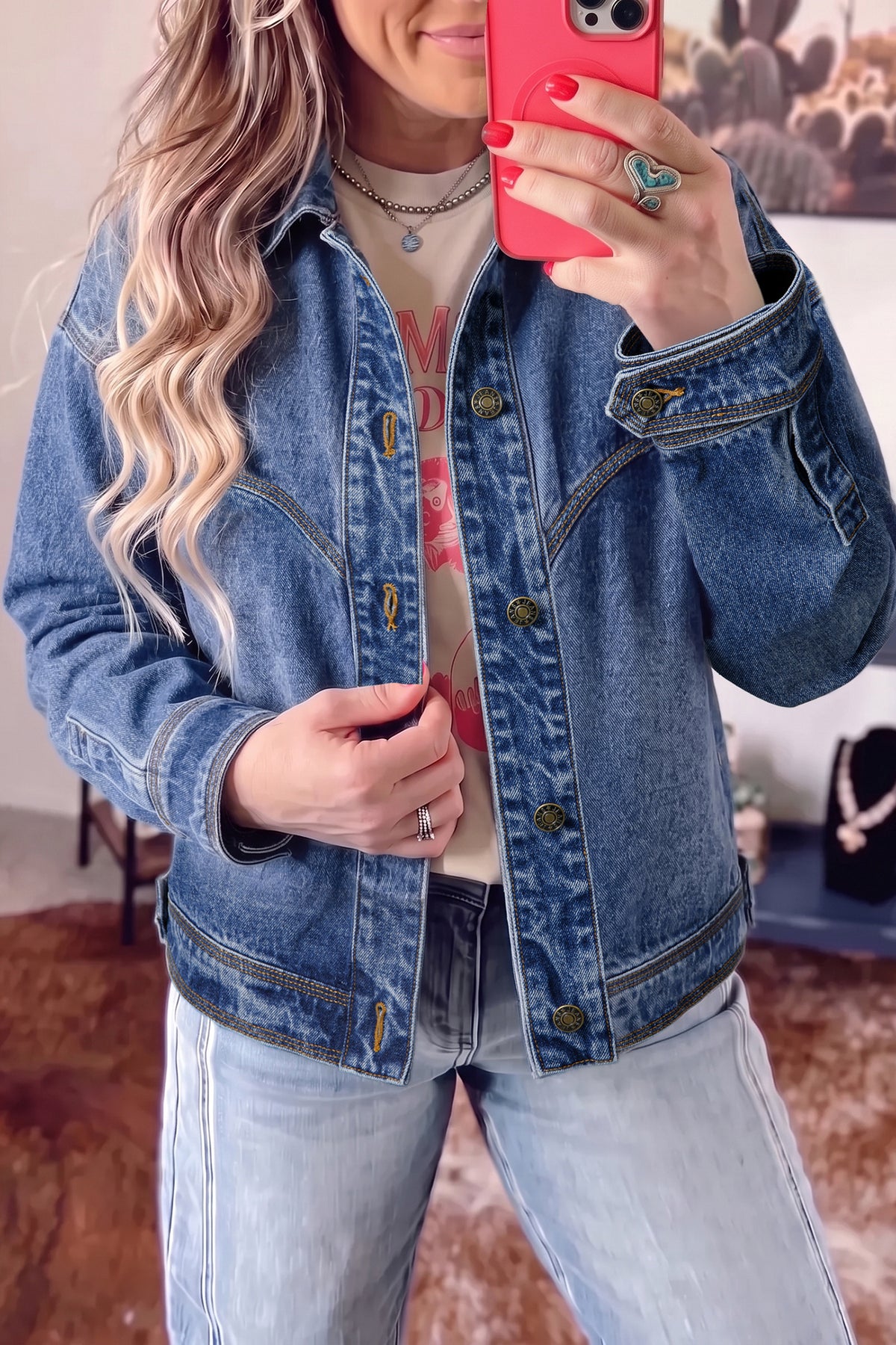 Vintage Western Denim Jacket