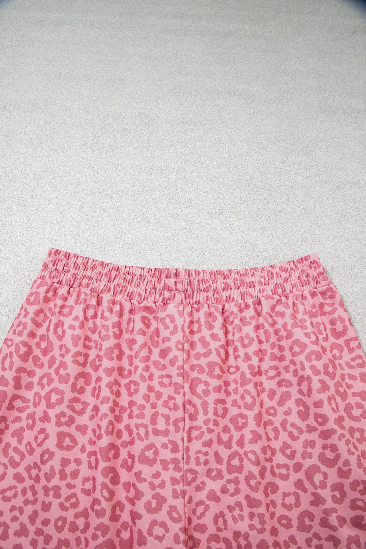 Leopard Print Pant Set