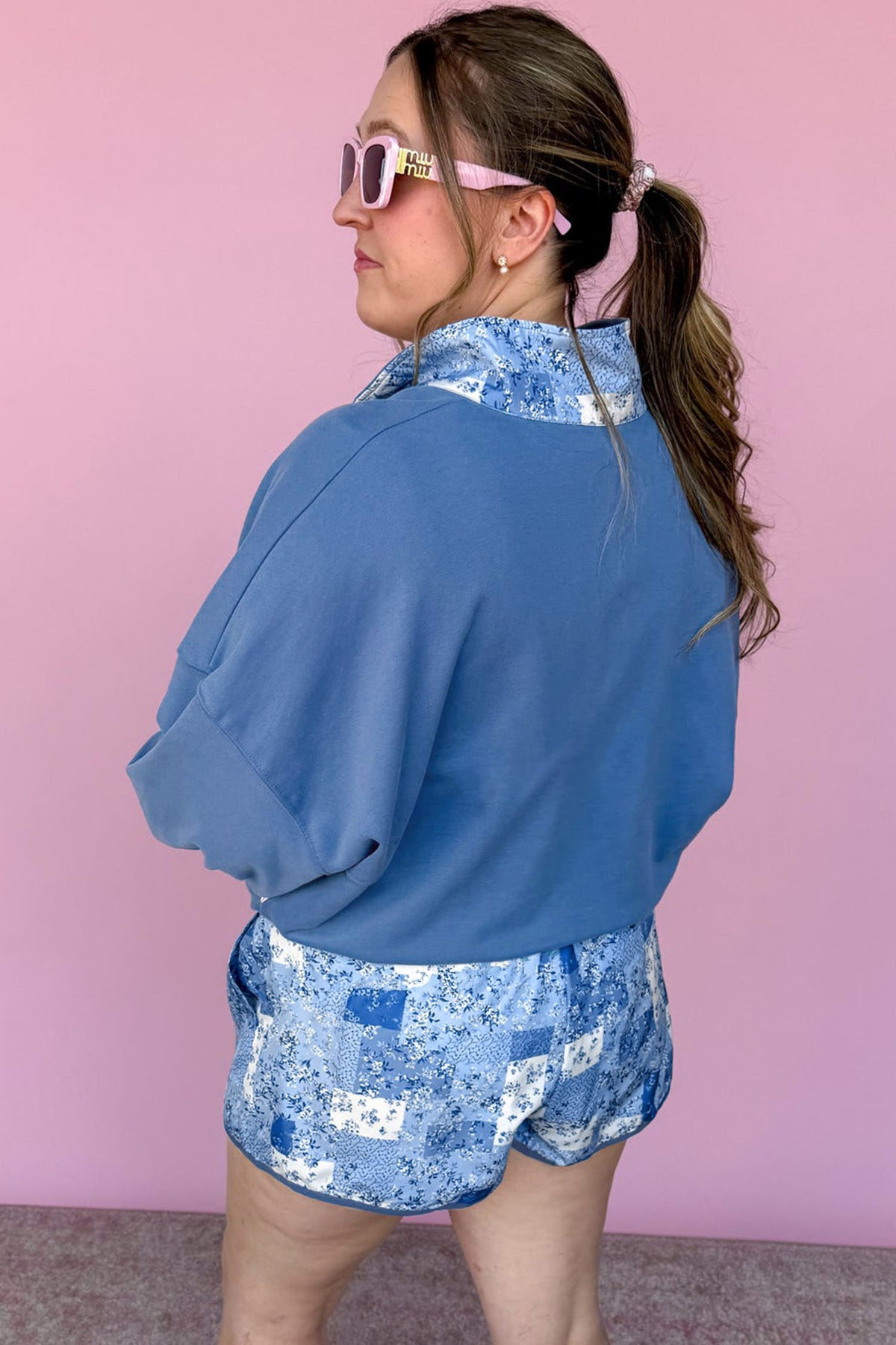 Long Sleeve w/Shorts Plus Size Set