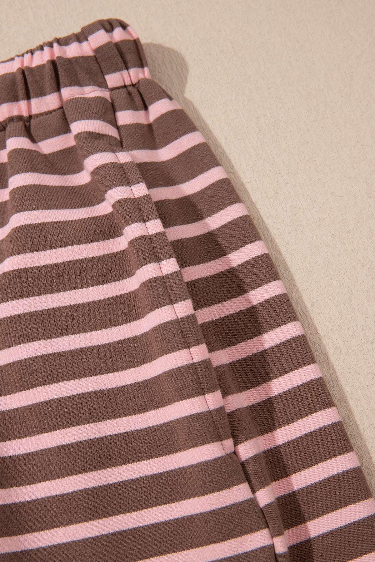 Striped Long Sleeve Top w/ Skort Set