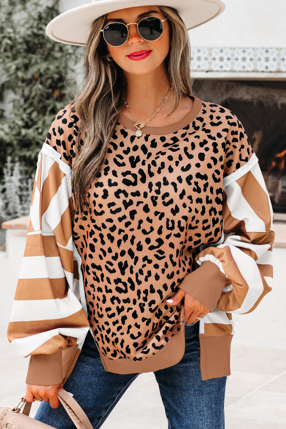 Leopard Casual Sweatshirt