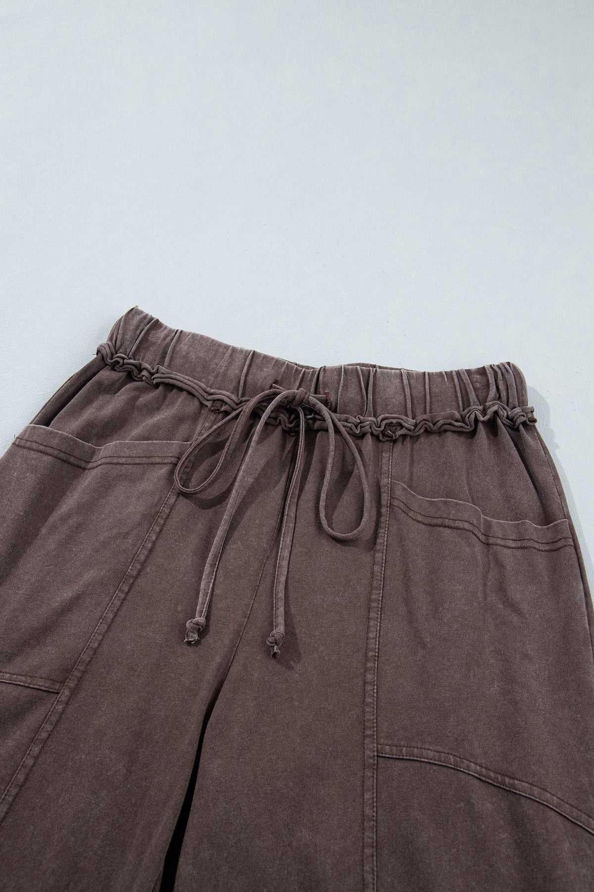 Flare Leg Drawstring Pants