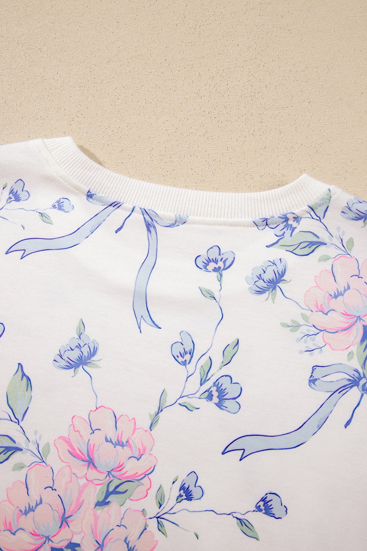 Floral Print Long Sleeve Top w/Skort Set