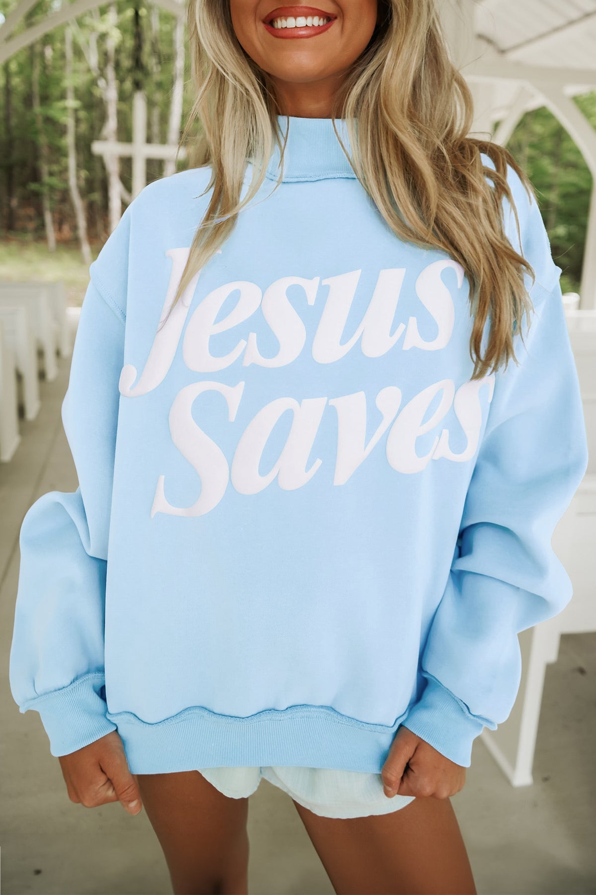 "Jesus Saves" Baggy Sweatshirt