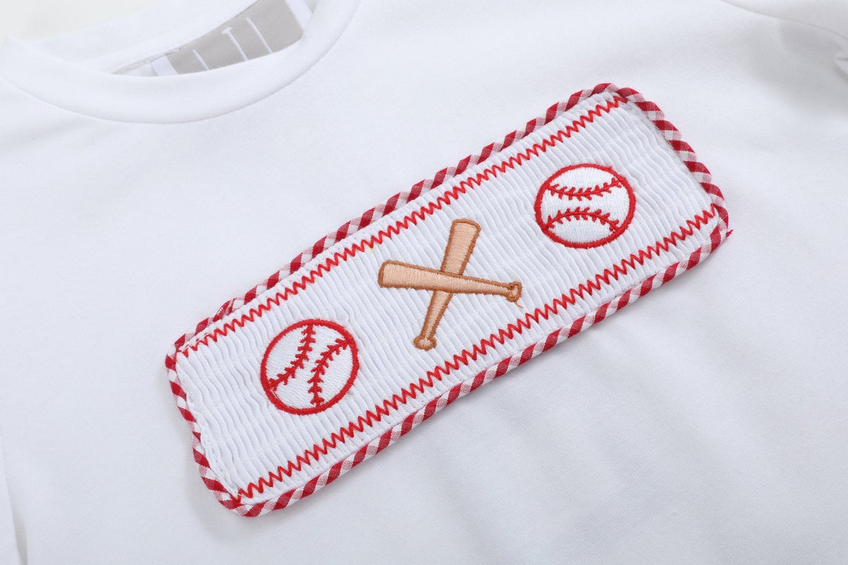 Baseball Smocked Set