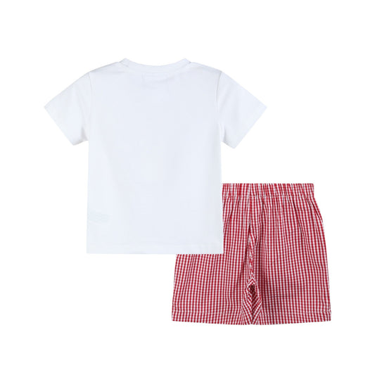 Baseball Smocked Set