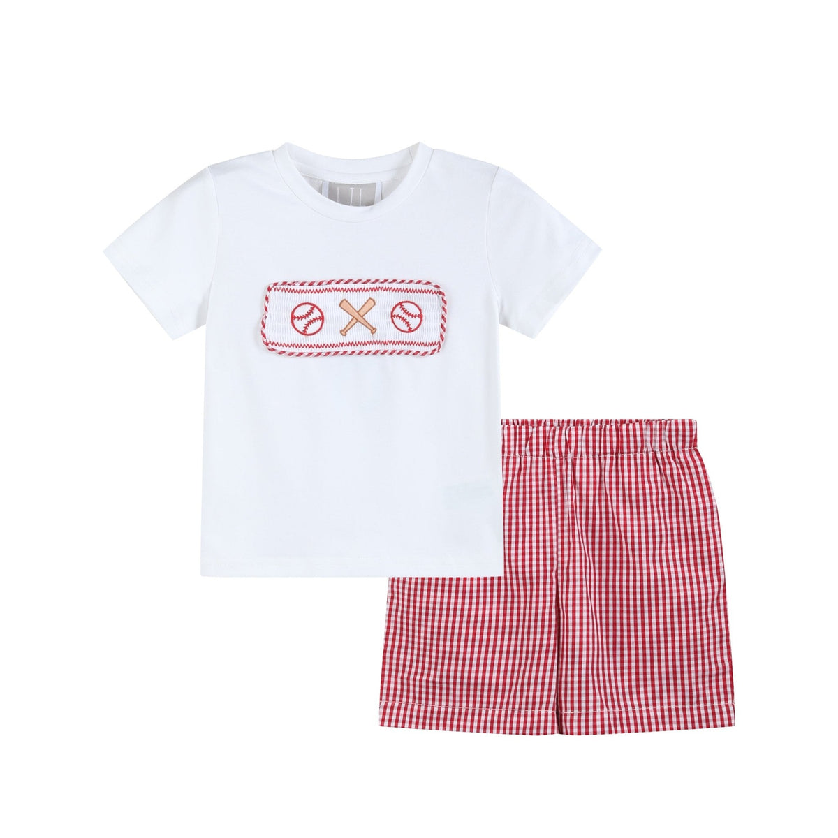 Baseball Smocked Set