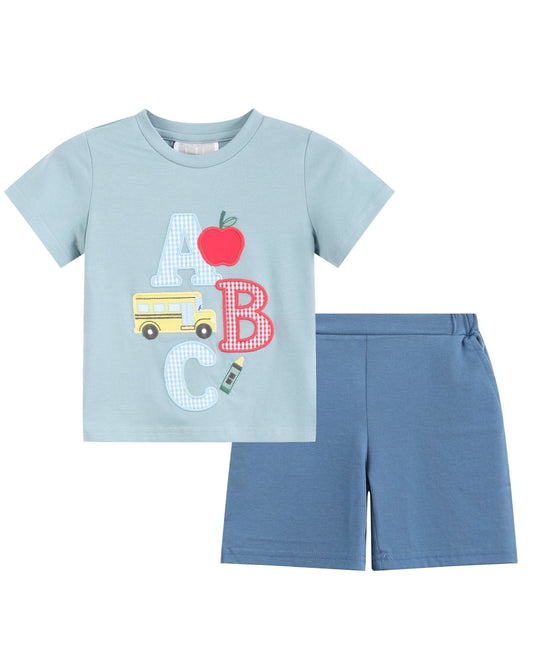 ABC School Shirt and Shorts Set