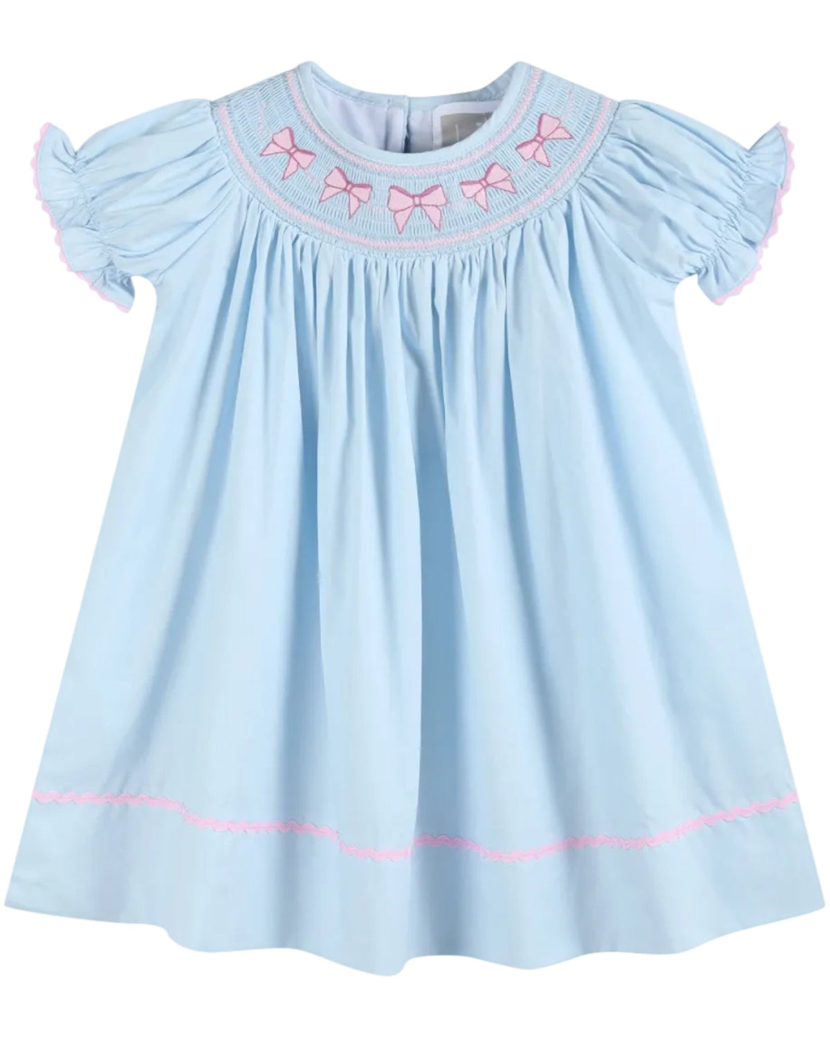 Pink Bow Smocked Dress