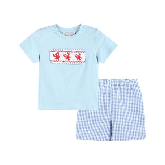 Crawfish Smocked Set
