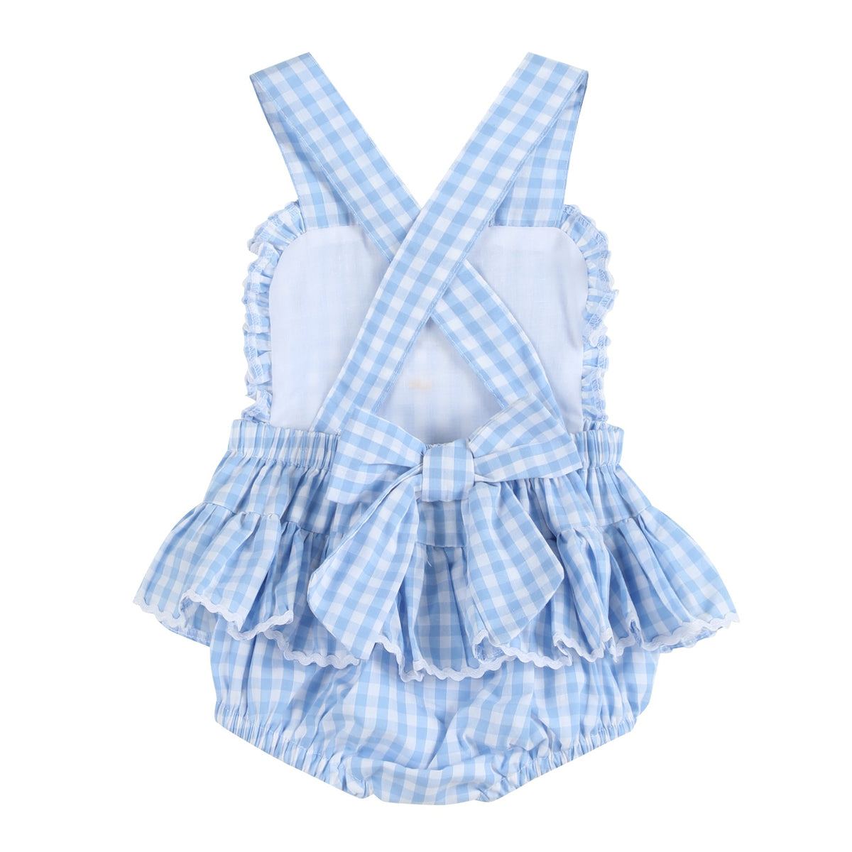 Goose Lace Ruffle Romper