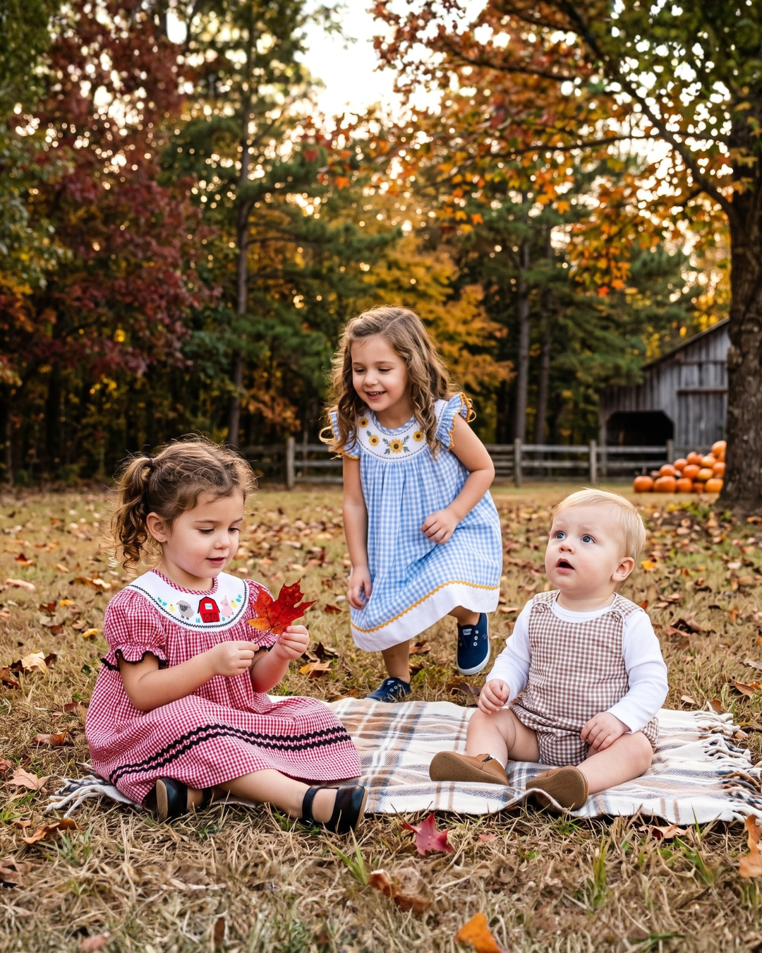 Sunflower Smocked Dress