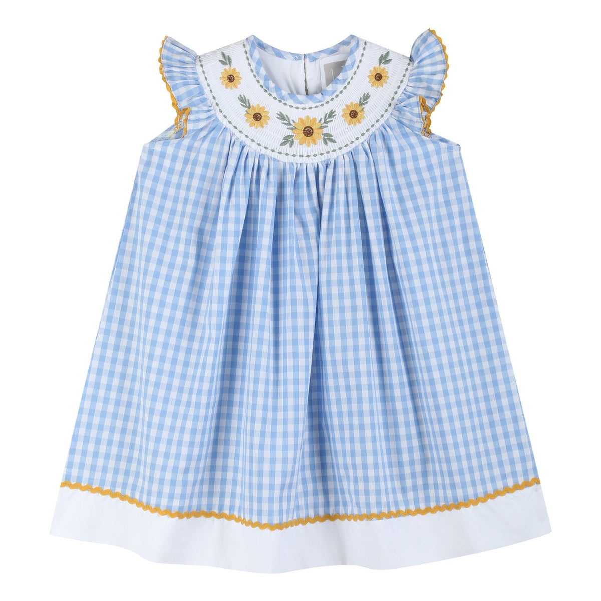 Sunflower Smocked Dress