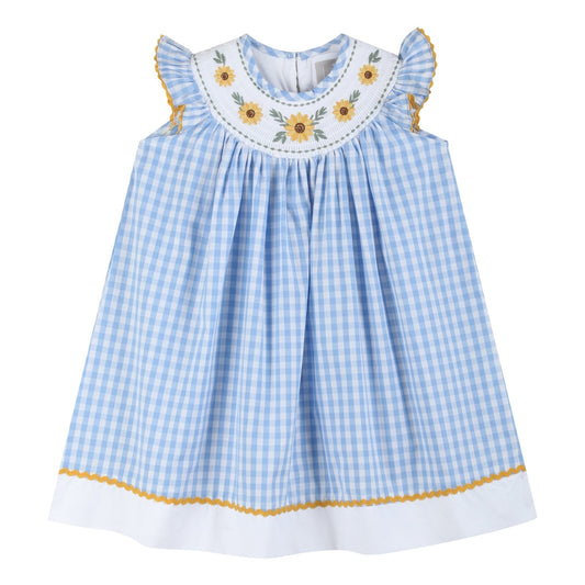 Sunflower Smocked Dress