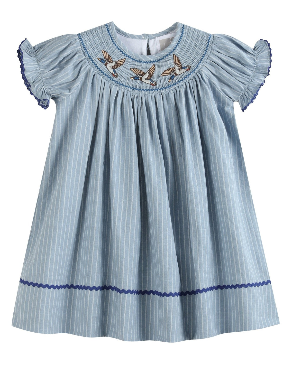 Mallard Duck Smocked Dress