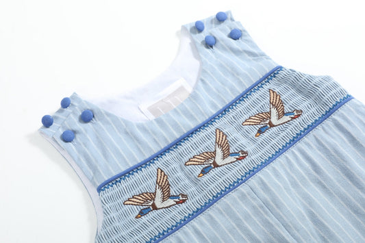 Mallard Duck Smocked Longalls