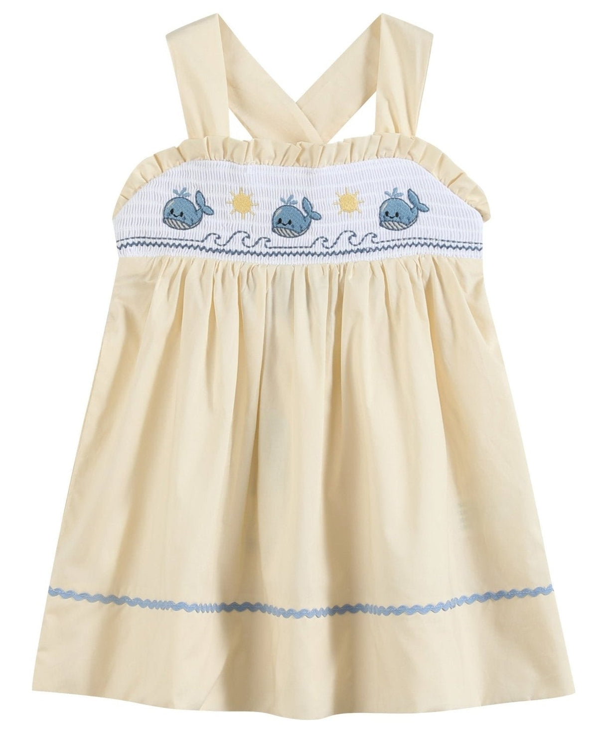 Whale Smocked Dress
