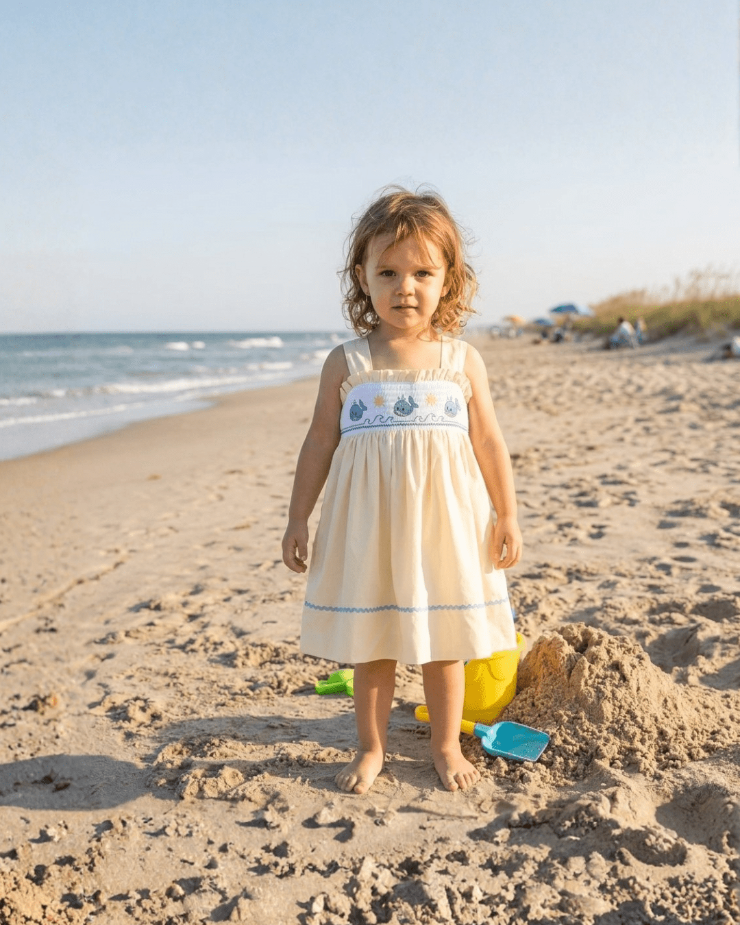 Whale Smocked Dress
