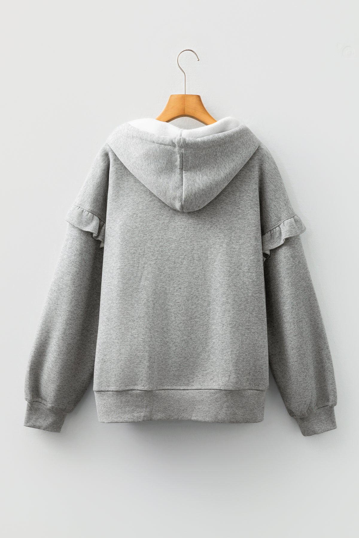 Ruffle Baggy Hoodie