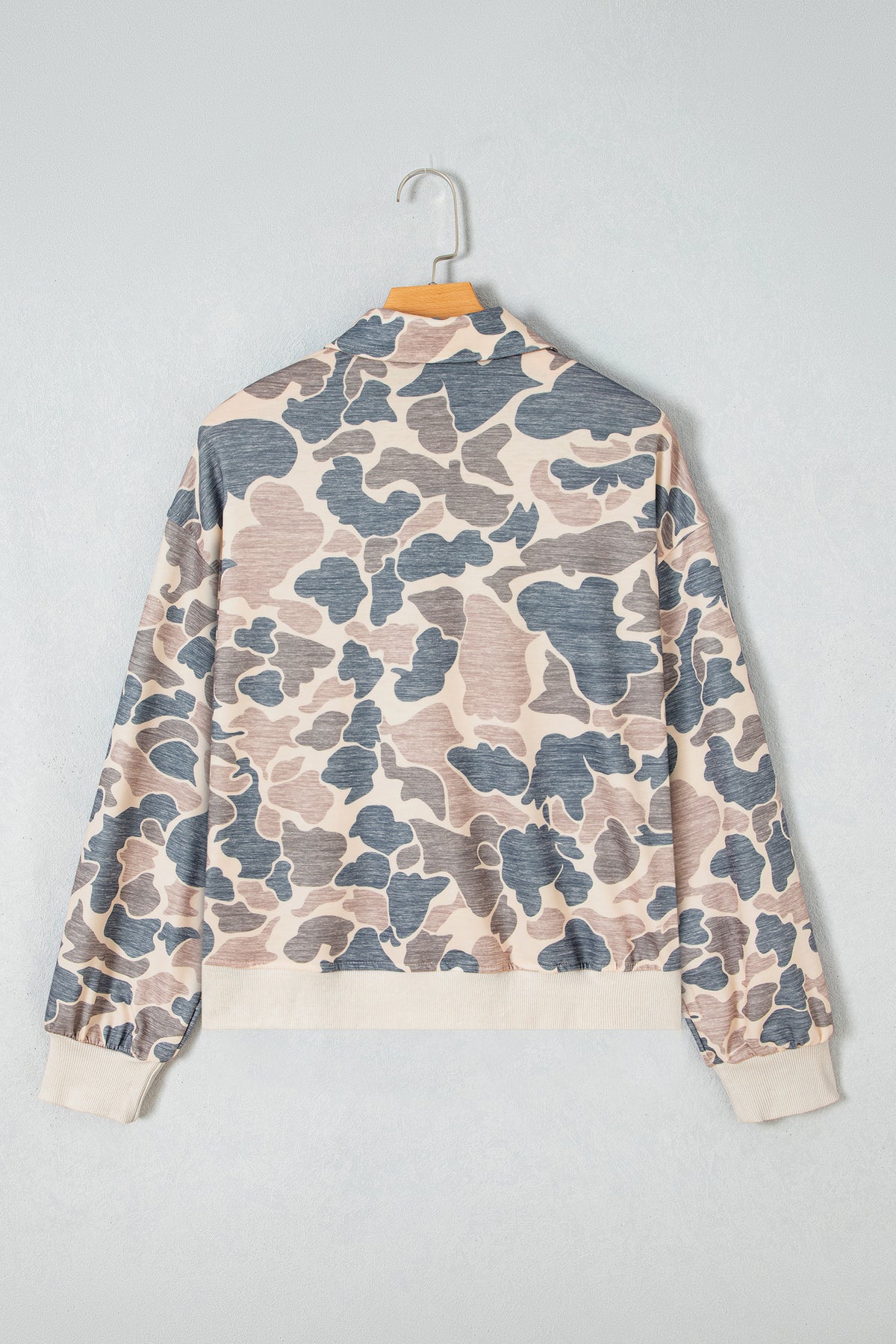 Camo Pullover Sweatshirt