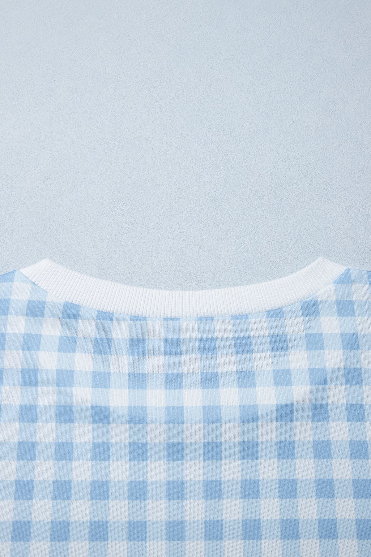 Plaid Long Sleeve Sweatshirt
