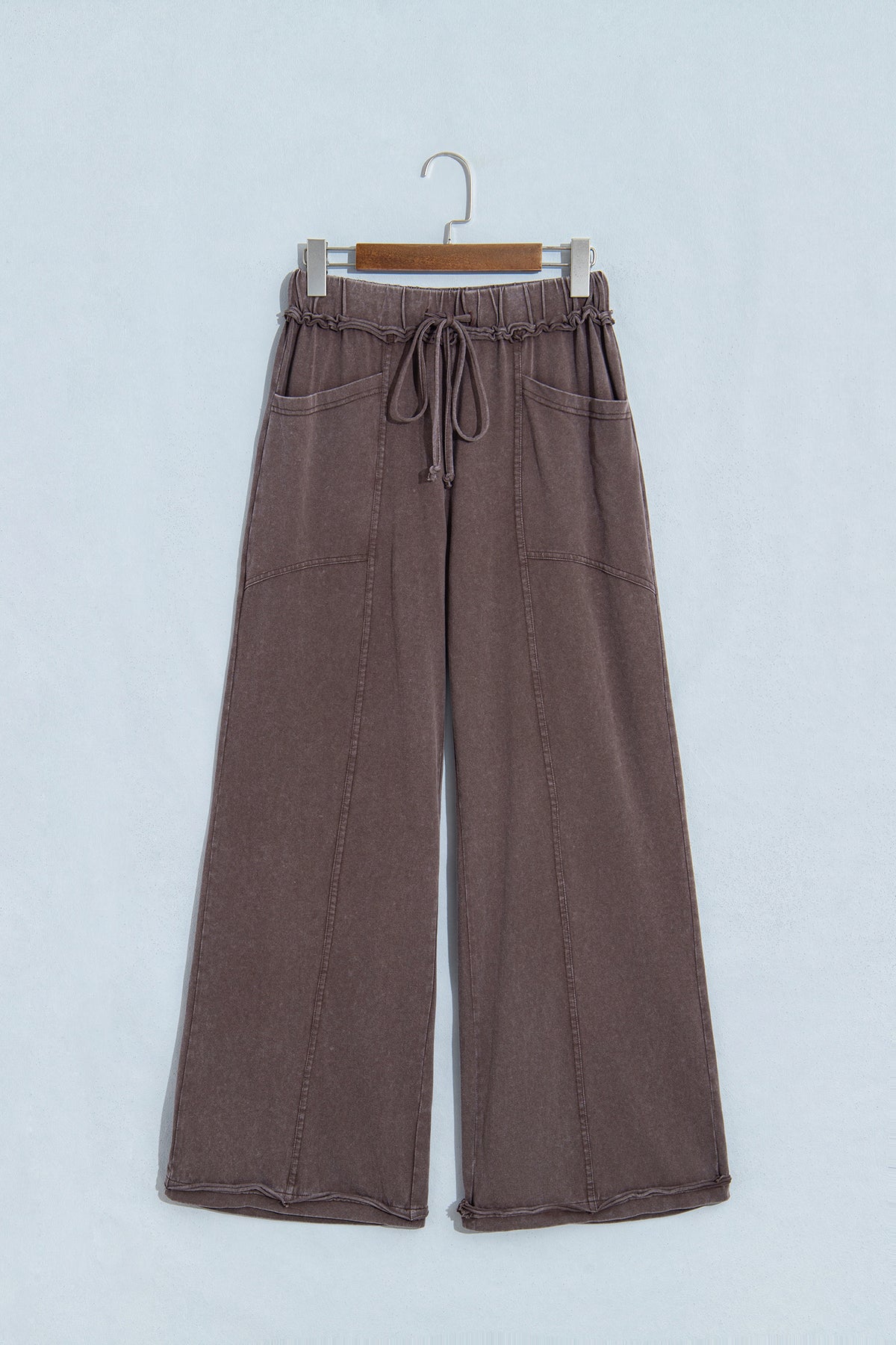Flare Leg Drawstring Pants