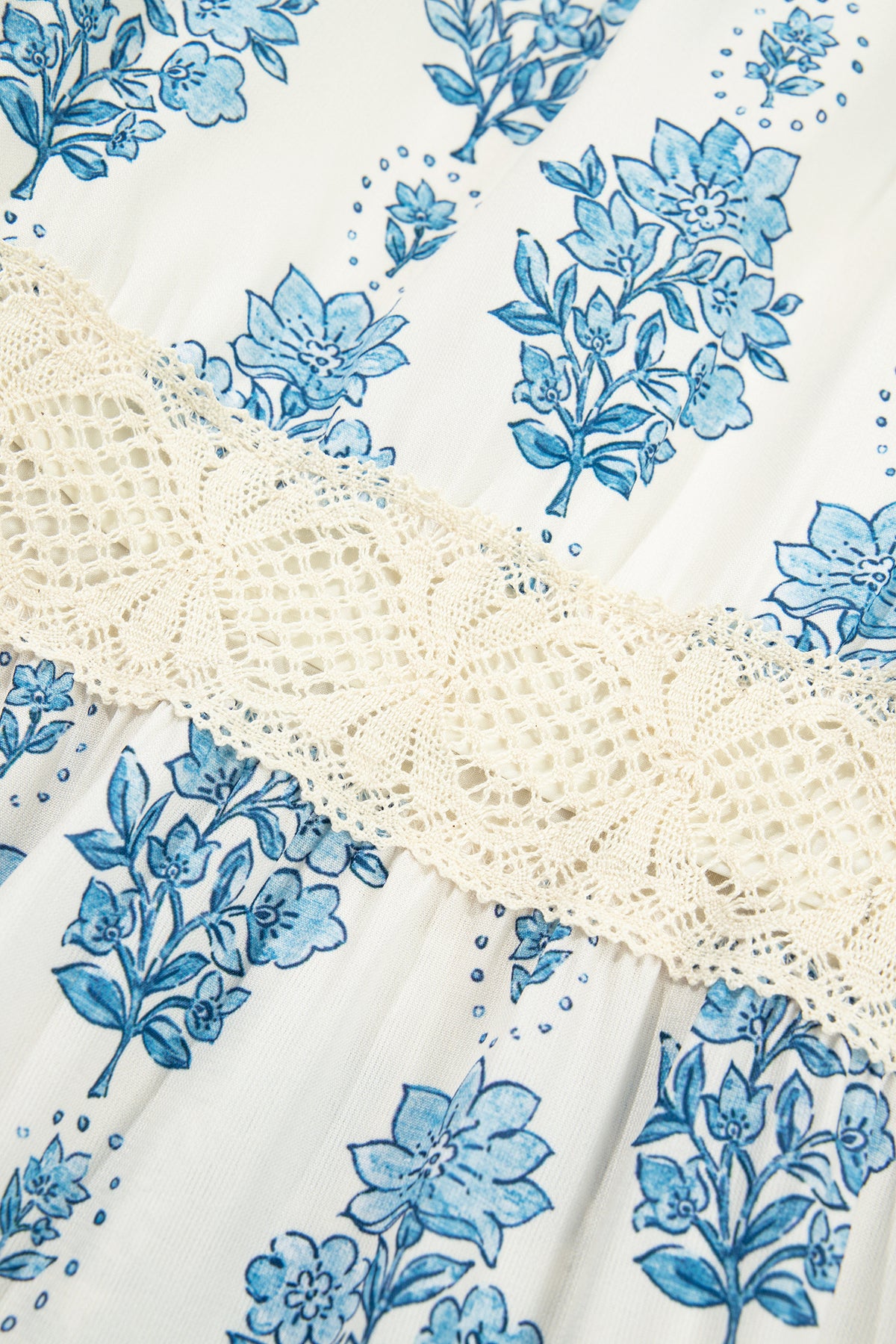 Floral Lace Wide Leg Pants