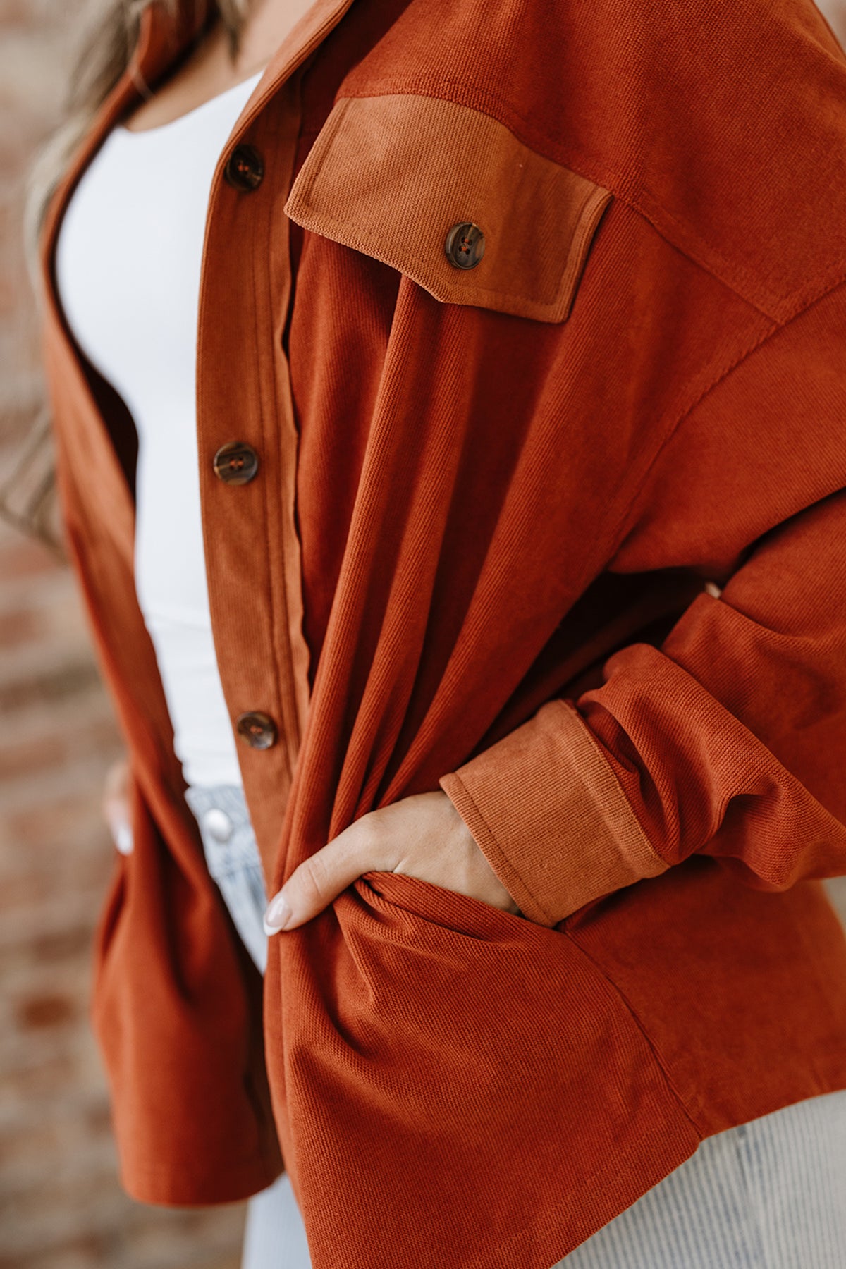Velvet Casual Shacket