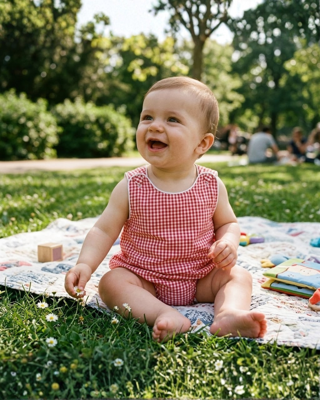 Seersucker Bubble Romper