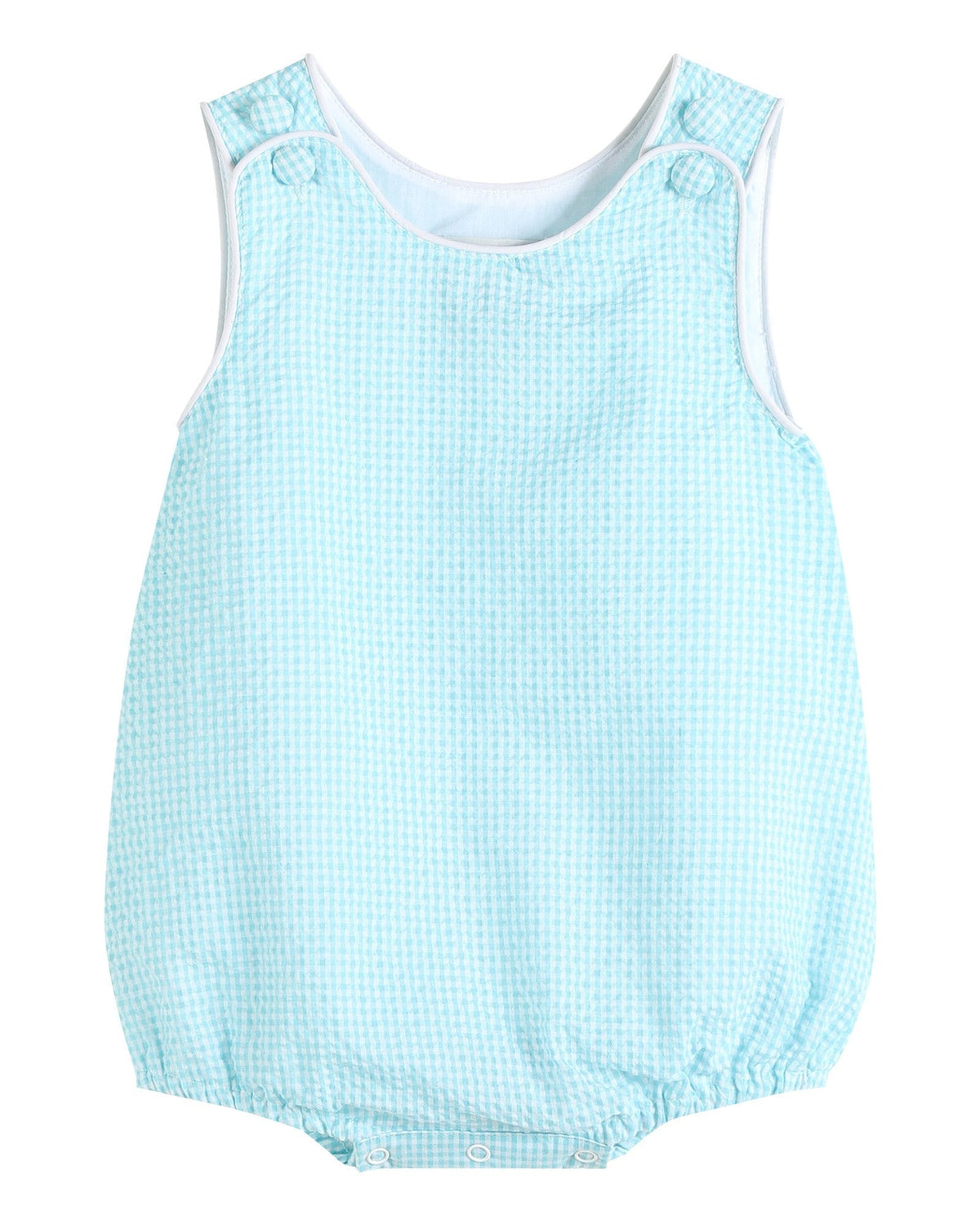 Classic Seersucker Bubble Romper