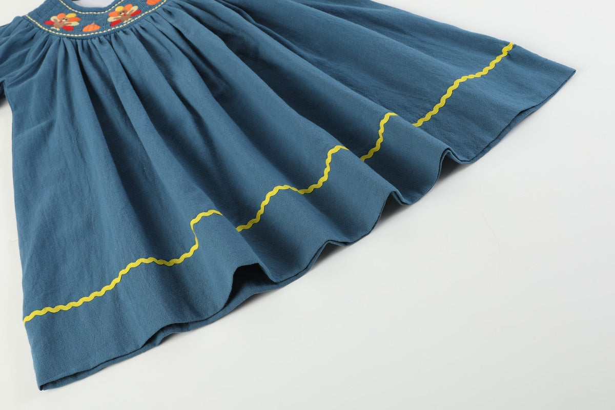 Cobalt Blue Turkey Dress