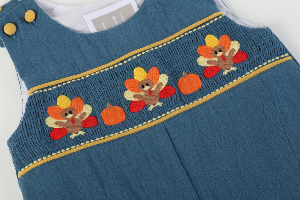 Turkey Smocked Longalls