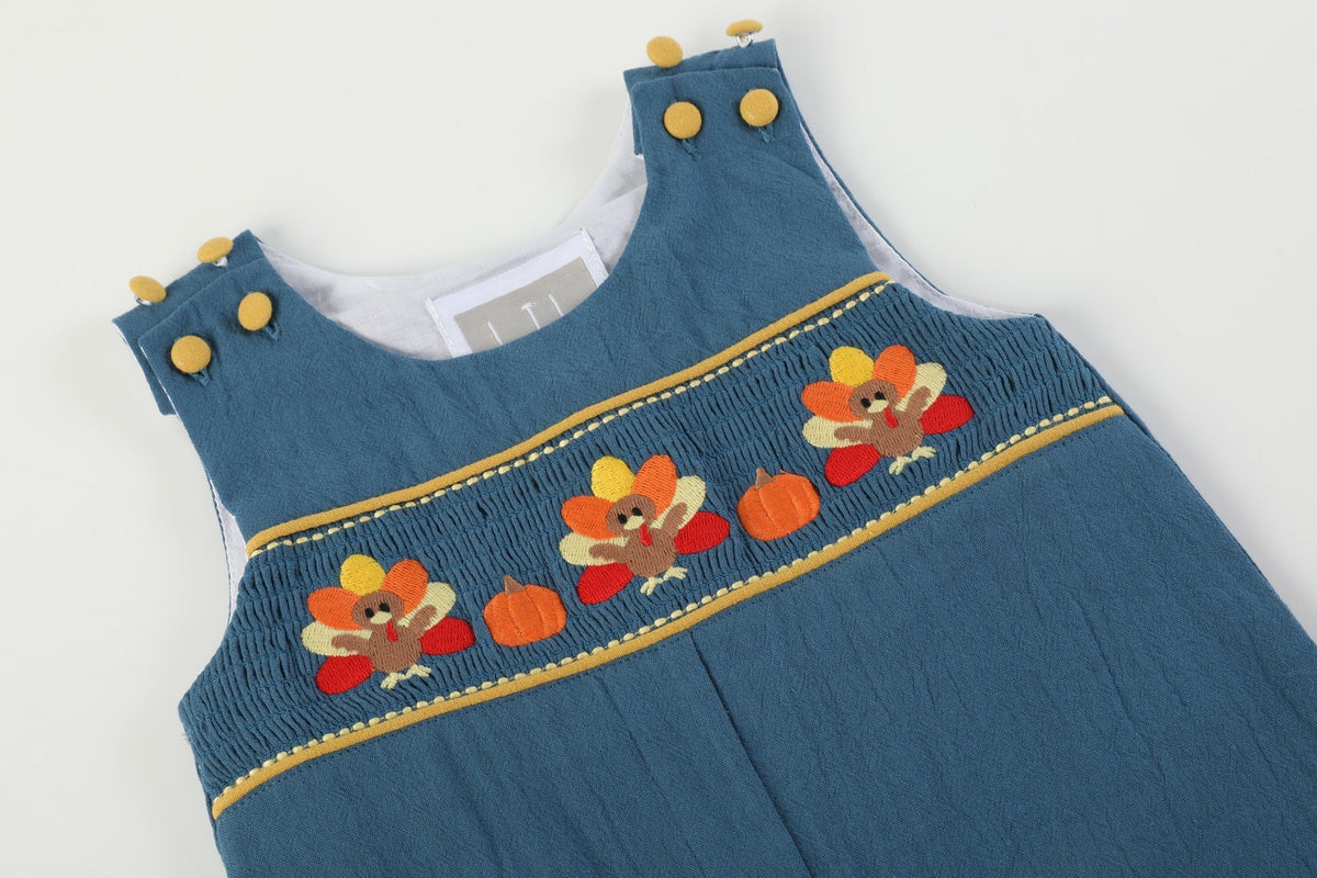 Turkey Smocked Longalls