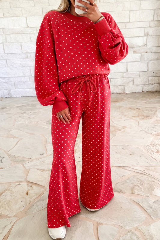 Polka Dot Long Sleeve 2pc Set