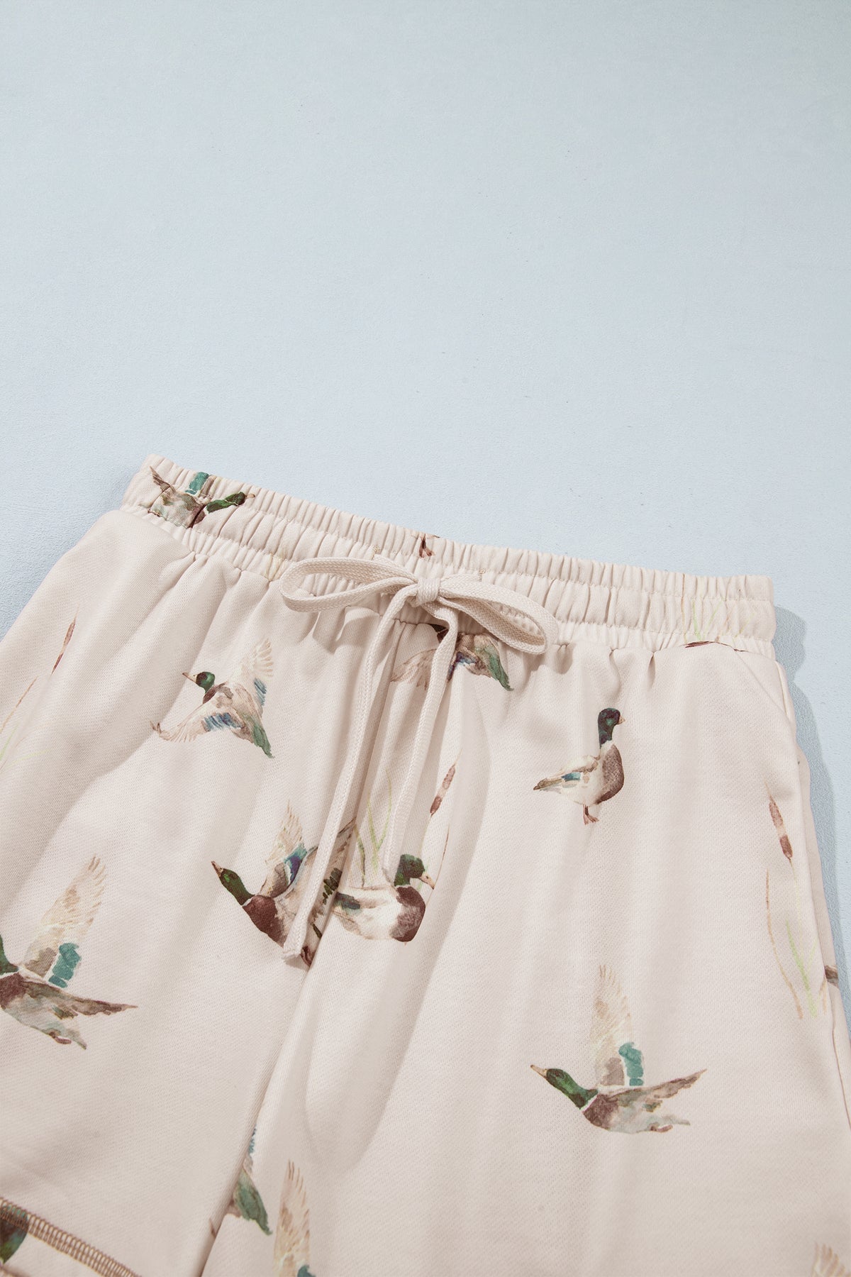 Mallard Print Pullover and Shorts Set