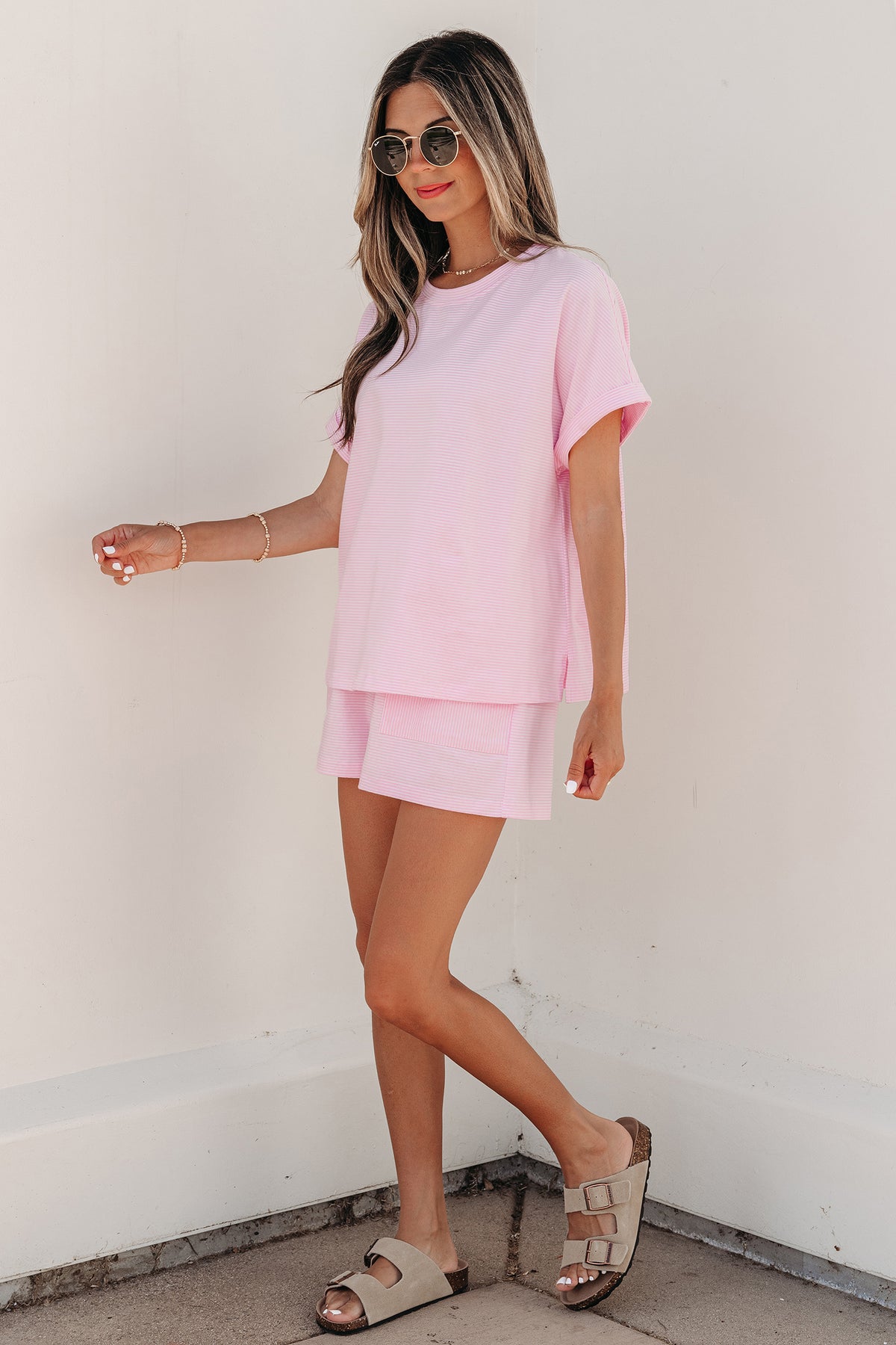 Oversized Tee and Shorts Set