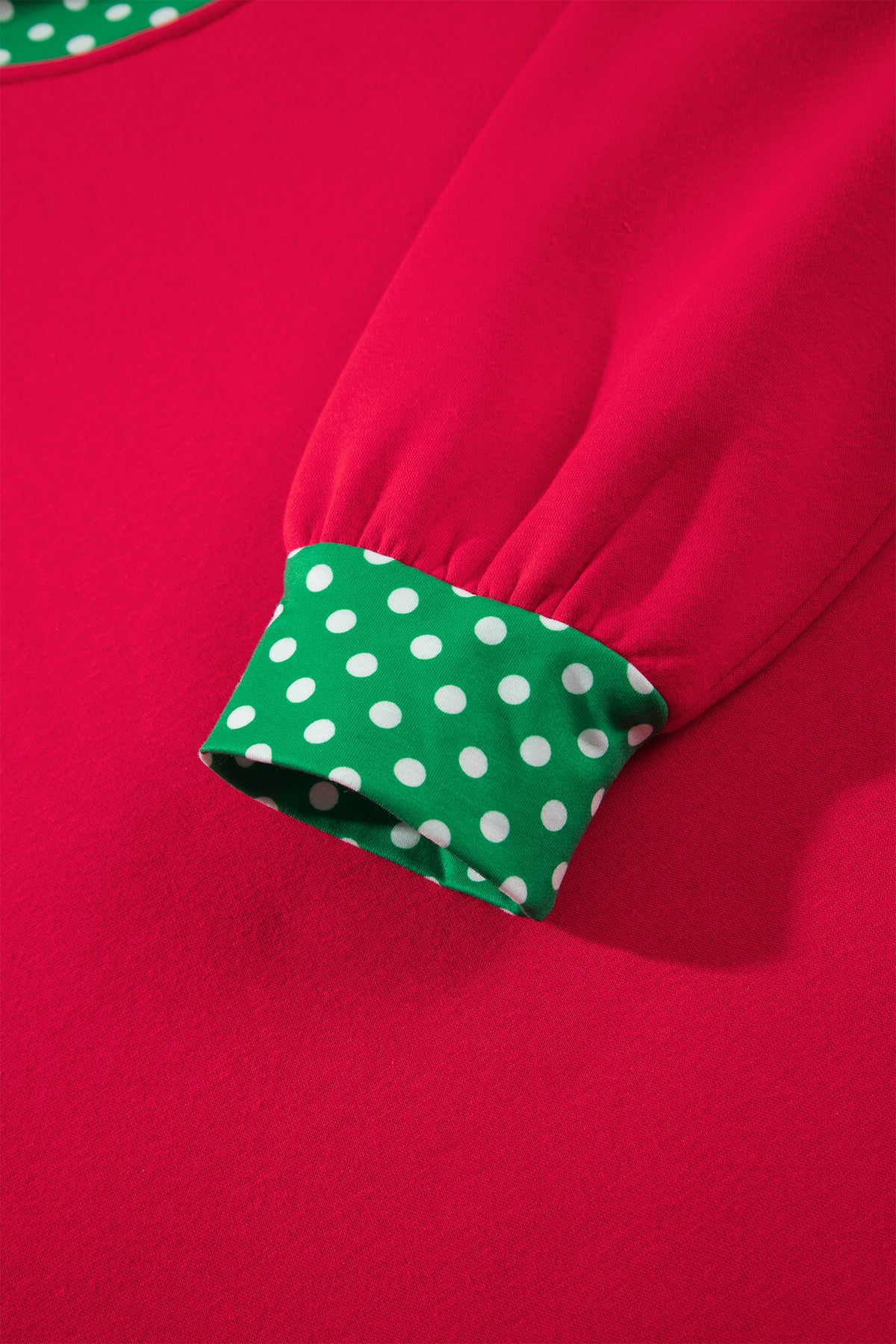 Polka Dot Oversized Sweatshirt