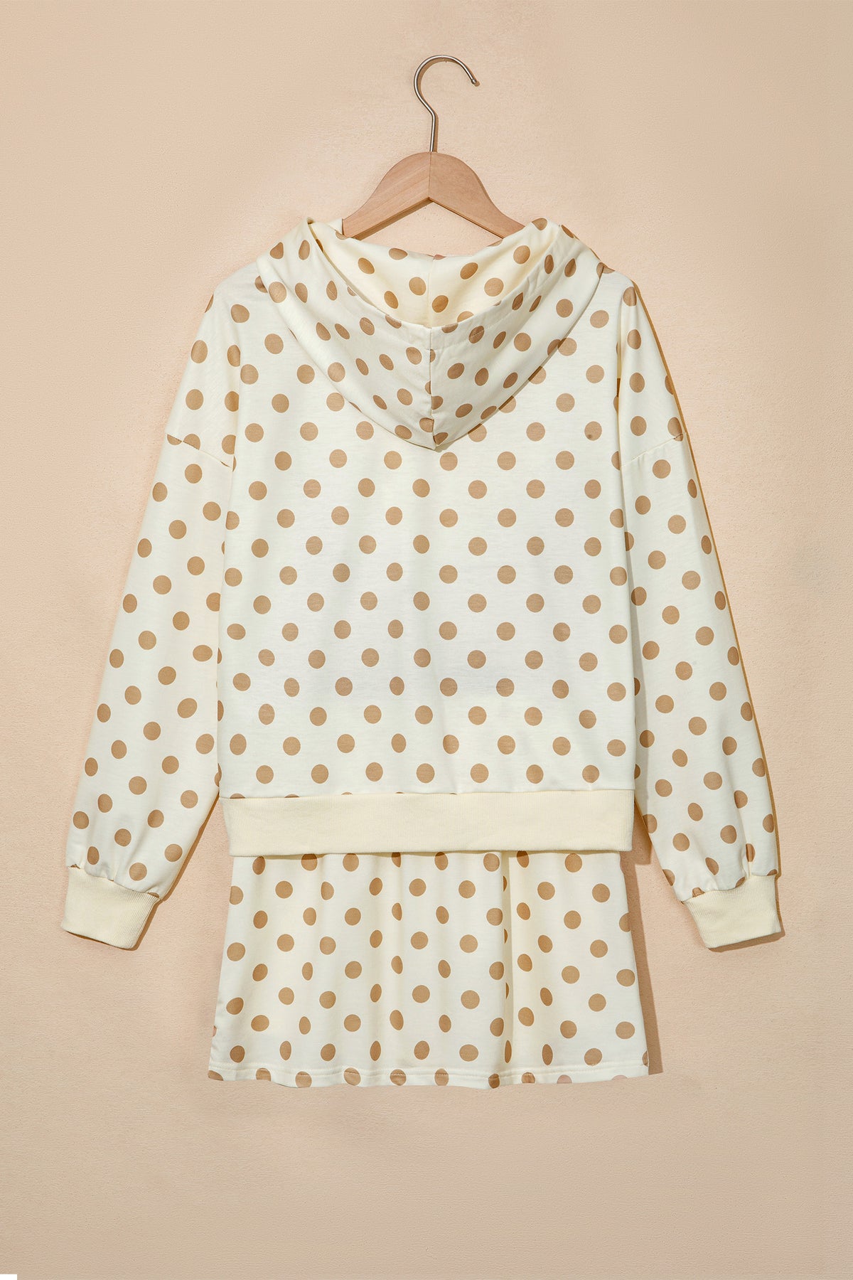 Polka Dot Long Sleeve Top w/Skort Set