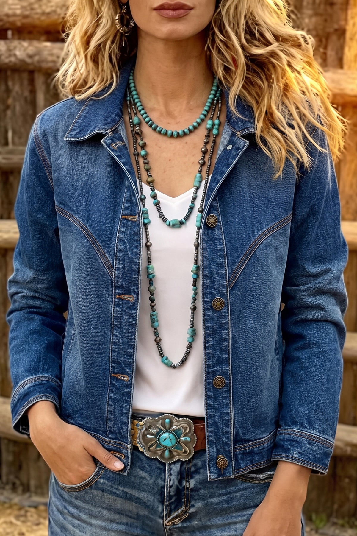 Vintage Western Denim Jacket