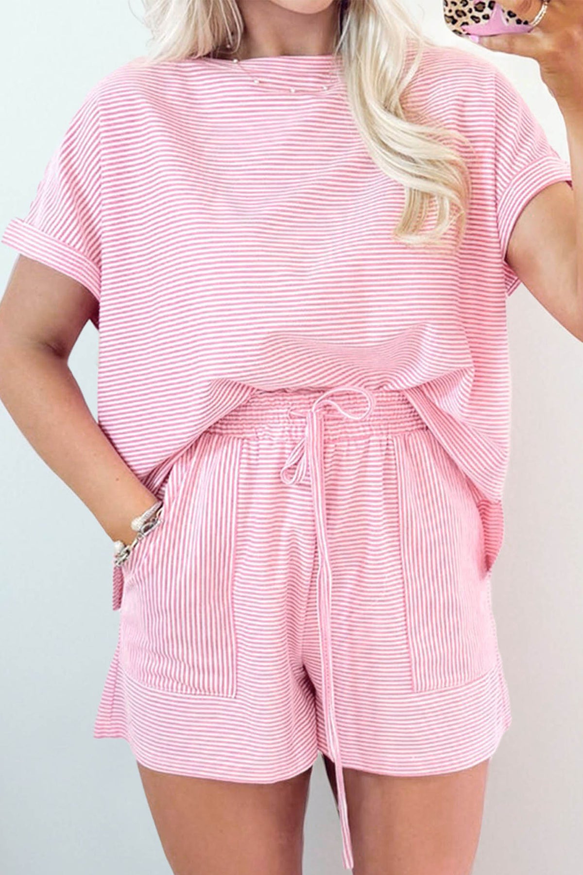 Oversized Tee and Shorts Set