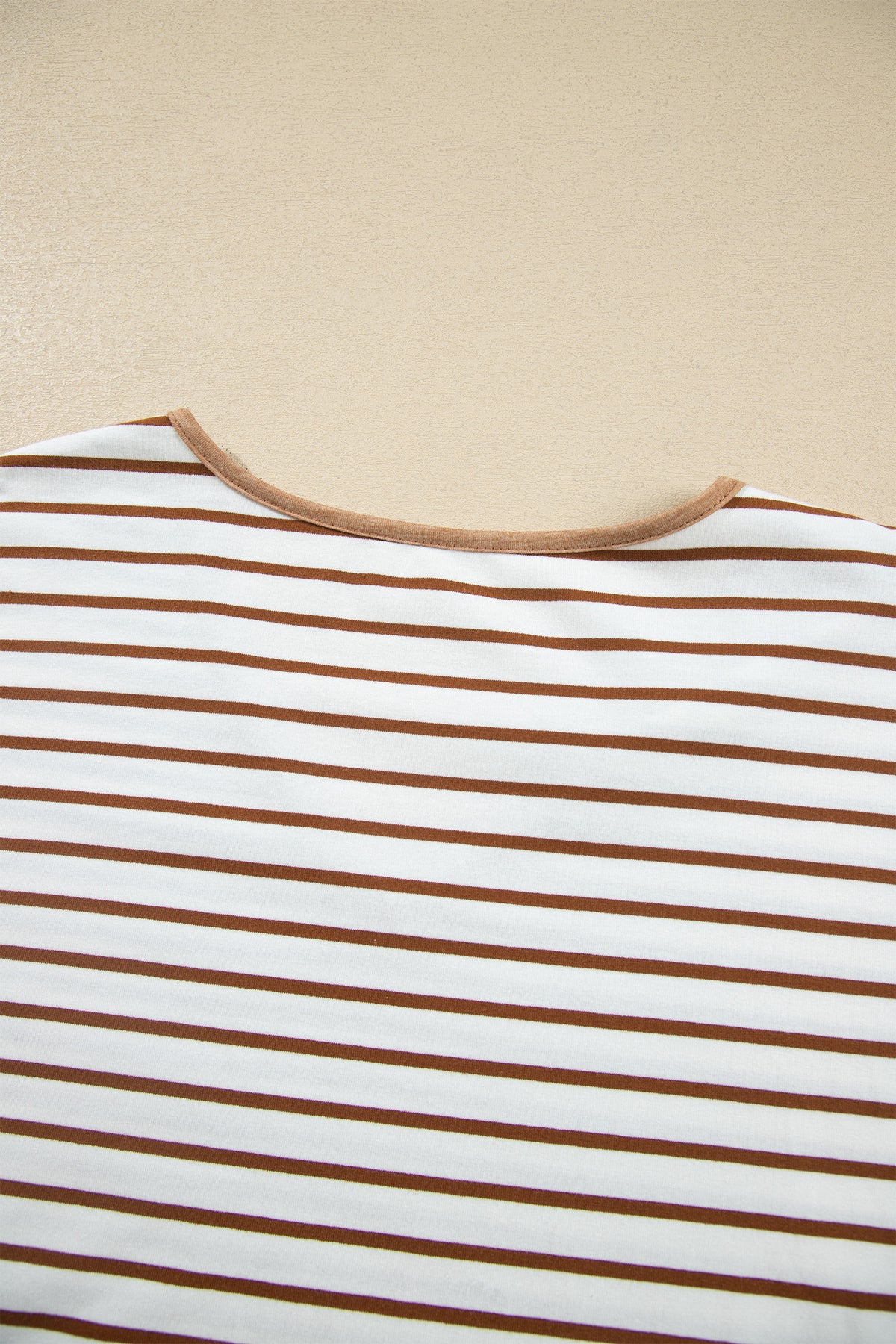 Stripe Ruffle Sleeve Top w/ Pants Set