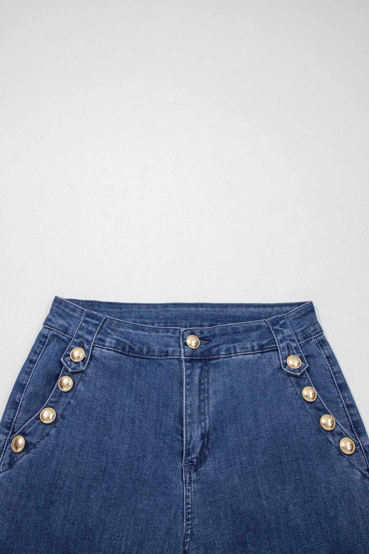 Ashleigh Rolled Edge Flare Leg Jeans