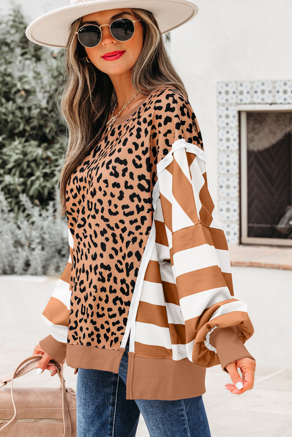 Leopard Casual Sweatshirt