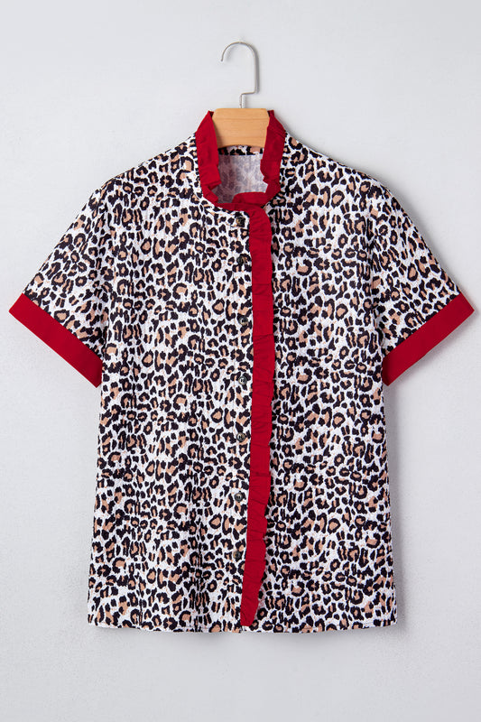 Leopard Print Blouse