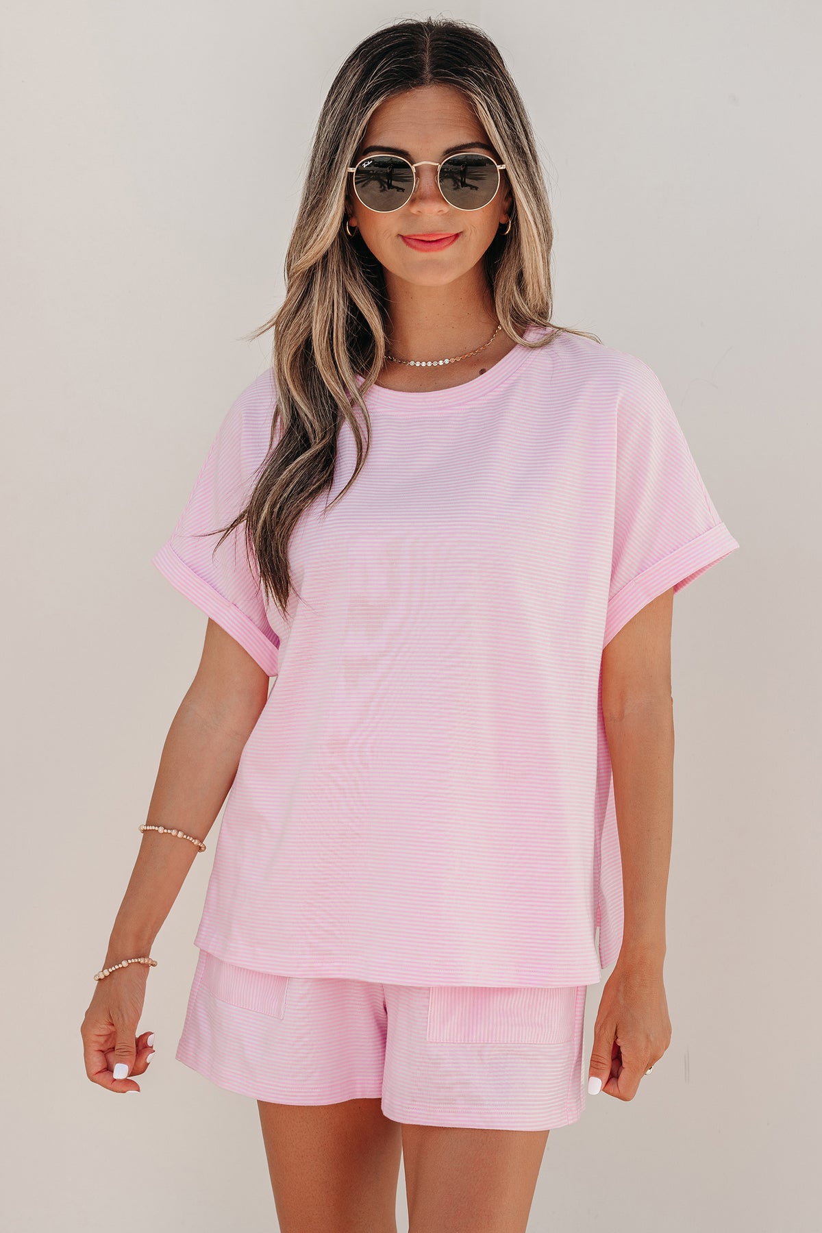 Oversized Tee and Shorts Set