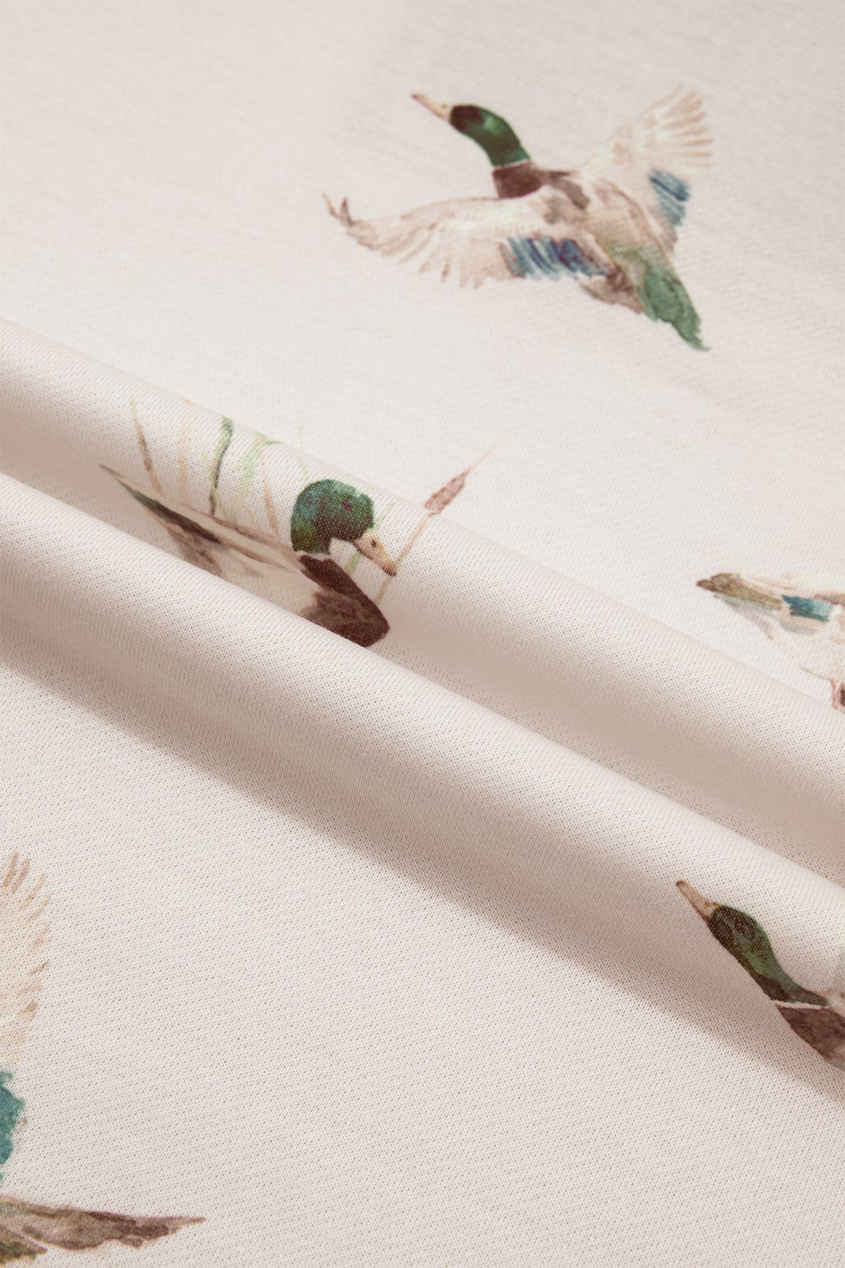 Mallard Print Pullover and Shorts Set